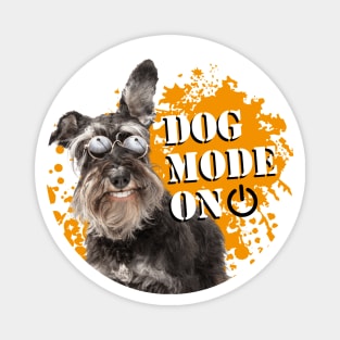 Dog mode on. Dog + human mashup. Magnet